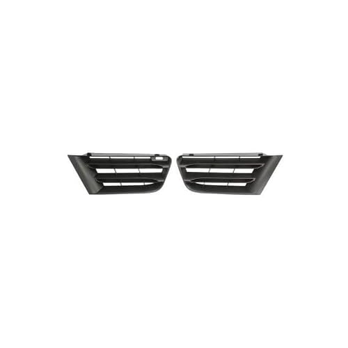 Grilles de calandre avant noires kit compatible avec Renault Scenic 2 phase 2 2006-2009