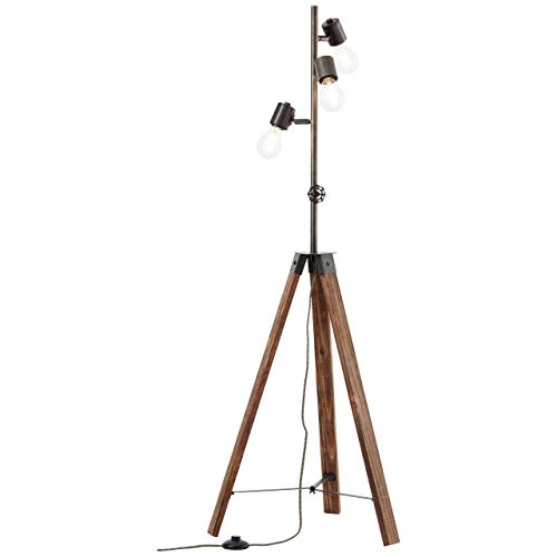 Preisvergleich Produktbild Woodhill Standleuchte, 1-flammig, antik / schwarz