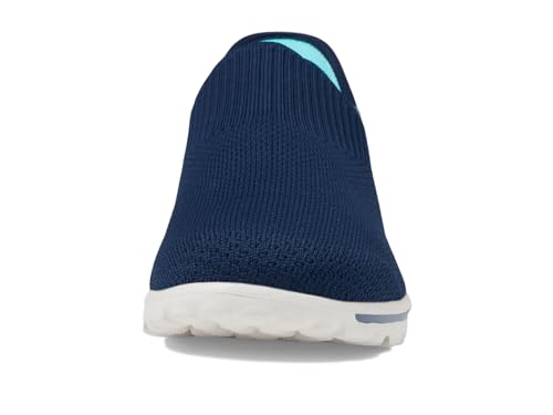 Skechers Women's Go Walk Travel Tahiti Sunset Hands Free Slip-Ins Sneaker, Navy, 13 US
