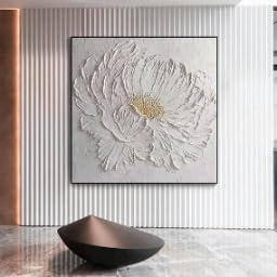Tableau scandinave 3D pour illuminer un mur sombre sans cadre