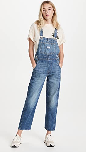 Levi's Women's Premium Vintage Overalls, On Hiatus-Medium Indigo, Small #TOP4