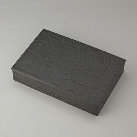 Amazon.co.jp: 使い捨て 高級弁当容器 ワン折重 90×60 黒底/共蓋 (100