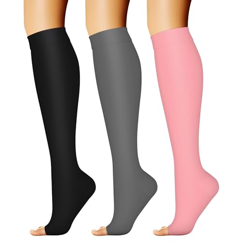 Image of Compression Socks (7 Pairs), 15-20 mmhg is BEST Graduated Athletic & Medical for Men & Women, Running, Flight, Travel, Nurses, Pregnant - Boost Performance, Blood Circulation