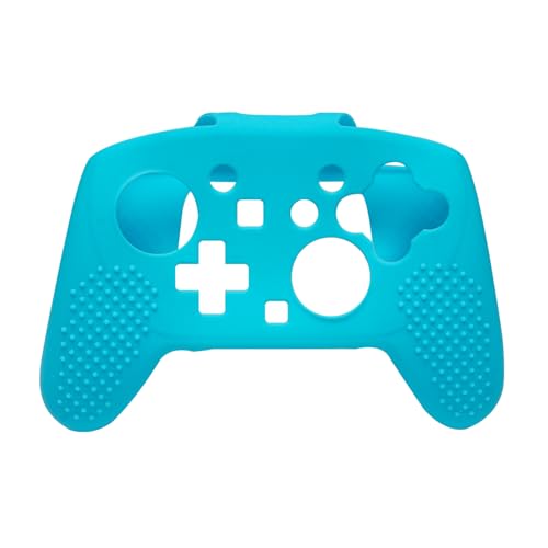 Skin adesiva morbido per Switch 2 Pro custodia protettiva antiscivolo per controller di gioco silicone blu