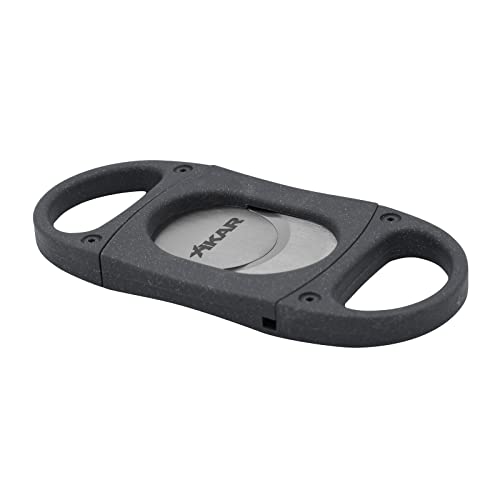 Cortador charutos XIKAR X8 lâmina dupla resina prata