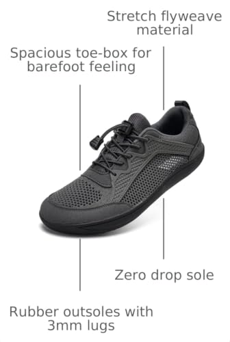 Image of WateLves Wide Water Shoes Mens Womens Barefoot Minimalist Walking Shoes Beach Casual Sneakers Zero Drop Sole