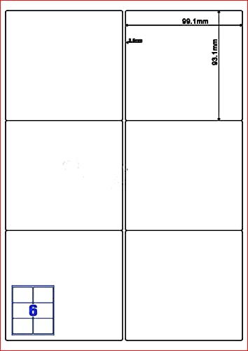 EJRange Lot de 600 étiquettes d'adresse autocollantes pour envoi postal - 6 étiquettes par feuille, 100 feuilles, 600 étiquettes Cover