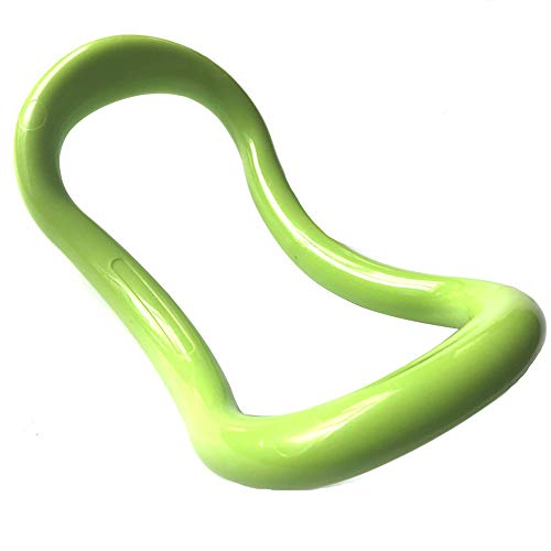 KEBY Yoga Pilates Ring Yoga Bodybuilding Fitness Stretch Gym Training Apparatuur Yoga Cirkels,Yoga Rally Puller Body Fitness Shaping Pilates Magic Circle Back Bend Assistant (Green)