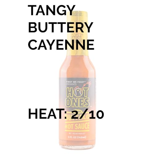 Image of Hot Ones Buffalo Sauce, Mild Hot Sauce With Flavors of Cayenne Pepper Mash, Molasses & Smoked Paprika, Made With All Natural Ingredients, 5 fl oz Bottle (1-Pack)