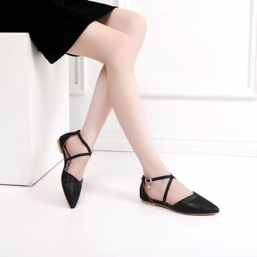 Wedding Flats,Black Flats for Women,Women's Flats Shoes, Mary Jane Shoes Women, Ballet Flats,Pointed Toe Flats Shoes Women Dressy Comfortable, Bridal Flats for Wedding 6