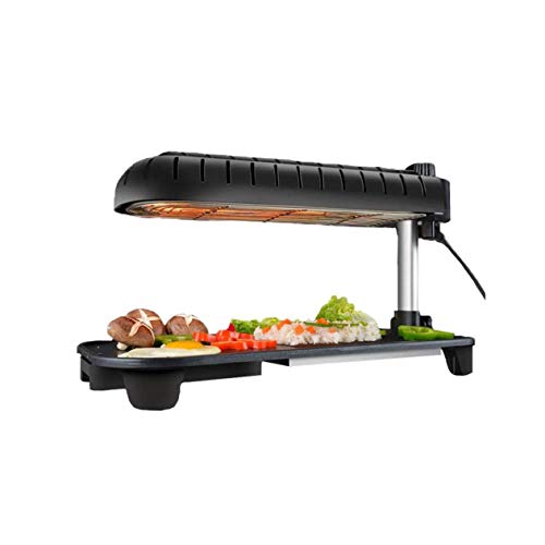 Tfiiexfl Smoke Less Infrared Grill, Indoor Grill, Heating Electric Tabletop Grill, Non Stick Easy To Clean Bbq Grill #TOP22