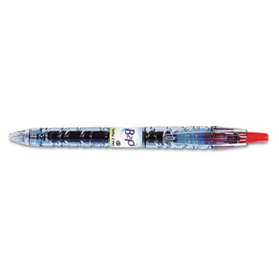 Bolígrafo retráctil con tinta gel roja 0.7mm