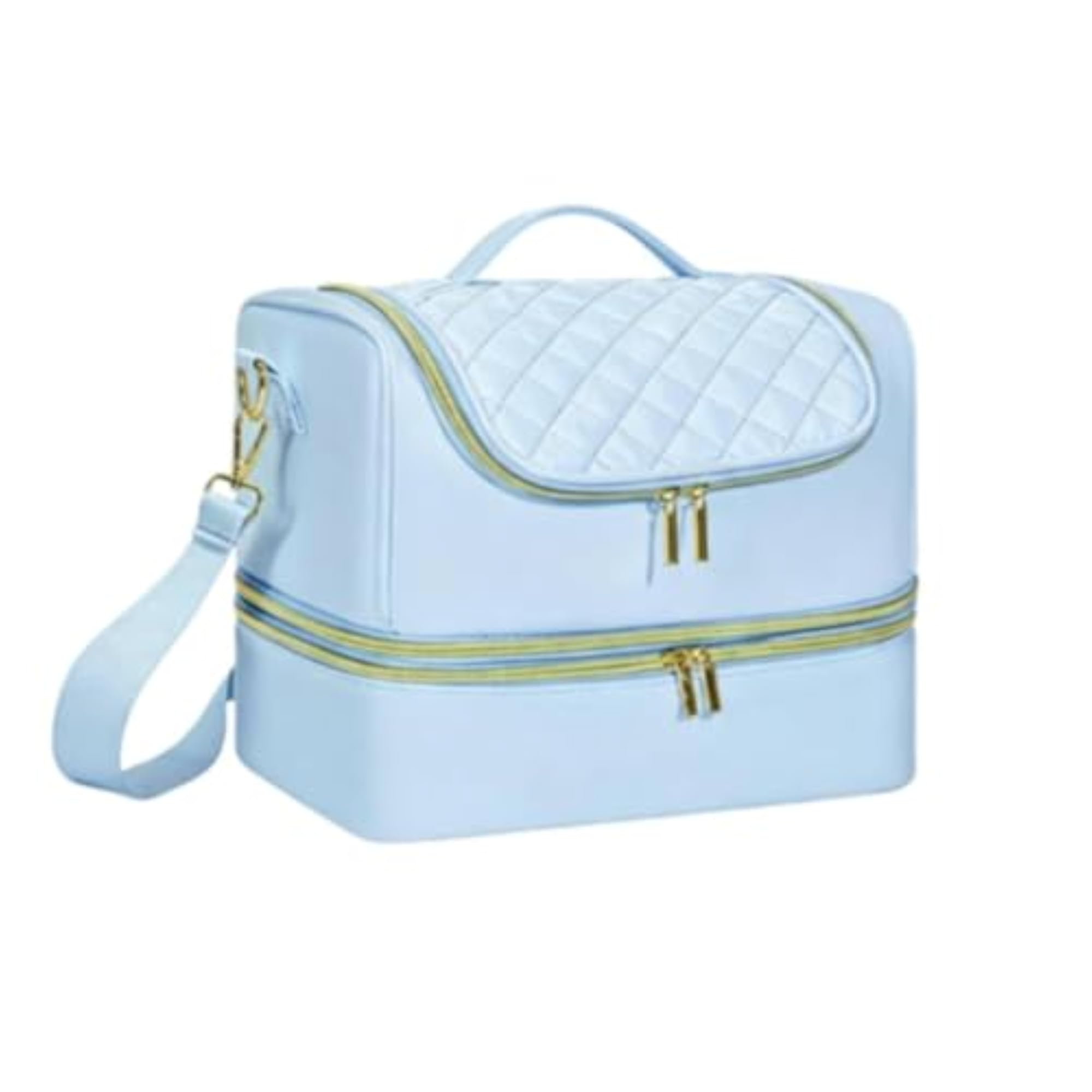 Double Layer Nail Polish Bag, Large Capacity Tote for Salon