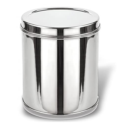 Image of EZAHK Stainless Steel Storage Container for Kitchen Uses Deep Dabba, Mavu, Idli, Dosa (5 litres)