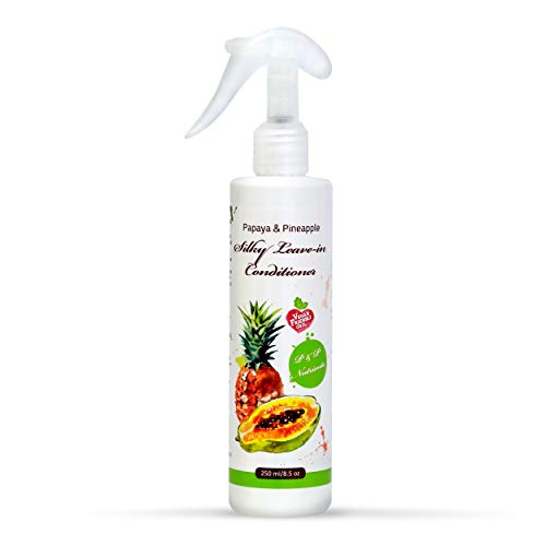 Leave in Conditioner Spray, Hair Detangler Spray for Women, Men and Kids, Curly Hair, Natural Hair, Vegan and Cruelty Free- 8.5 fl oz by Papaya and Pineapple