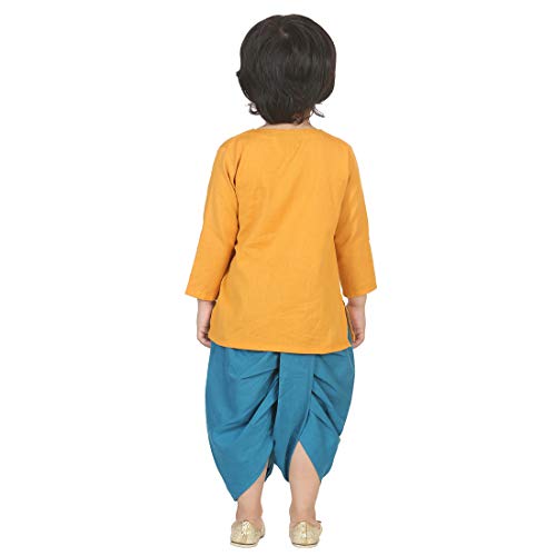 Image of BownBee Kids Ethnic Wear Dhoti Kurta Set | Traditional Festive Clothing for Children | Indian Wedding & Celebration Wear | Comfortable Fit