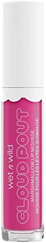 Wet N Wild Cloud Pout Marshmallow Lip Mousse, Rossetto Liquido Opaco, Formula Di Lunga Durata Che Non Secca, Con Olio Di Argan, Olio Di Avocado E Vitamina E, Candy Wasted – 250 g