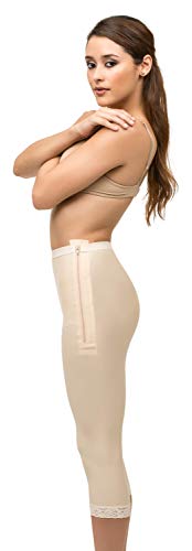Isavela Womens Low Waist Abdominal Below Knee Compression Girdle W/Zipper On Both Sides (GR13)4