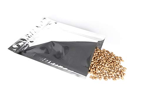 PackFreshUSA: Gallon Mylar Bags 10"x14" + 500cc Oxygen Absorbers for Long-Term Food Storage, Genuine Standard, Air-Tight, Heat Sealable - 25 Pack