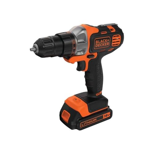 Black+Decker Multievo Akku-Multifunktionswerkzeug Starter-Set (18V, inkl. Bohrschrauberkopf,...