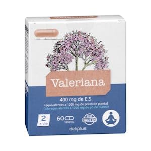 Cápsulas Valeriana elaborado a base de especies vegetales Caja 60 cápsulas (32,7 g)