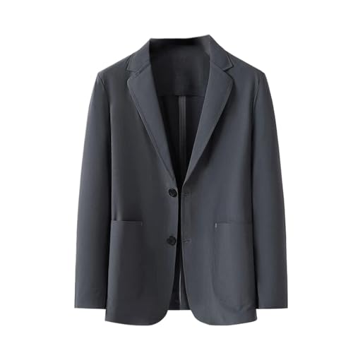Blazer en soie glacée pour homme costume d'été anti-transpiration