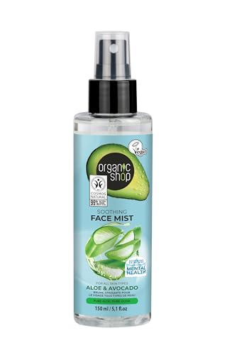 Image of Organic Shop Avocado and Aloe Skincare Soothing Face Mist, 150 ml