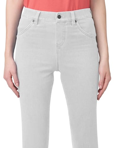 HUE Women's Ultra Soft High Waist Denim Baby Bootcut Leggings4