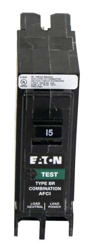 Eaton BRP115GF Breaker 15A 1P 120V 10 kAIC Type BR Ground Fault