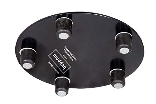 Image of Original Moddaq Toughened Glass Chakla /Polpat | Unique | Hygienic | Lifetime Value | Light | Stable 5 Legs | Modern Design | Best Chakla | Better than wooden, acrylic, granite or marble