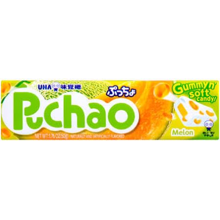 Uha Mikakuto 299187 1.76 oz Candy Puchao Melon - Pack of 10