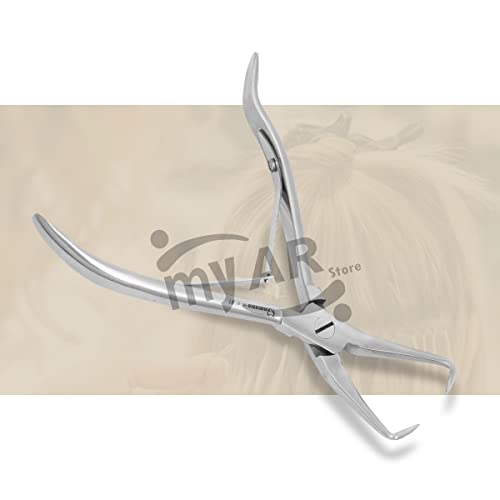 MY AR Store® Stainless Steel Professional 6" Hair Extension Pliers,Tools Set for Removing Micro Rings and Crushing Fusion Bond - Image 2