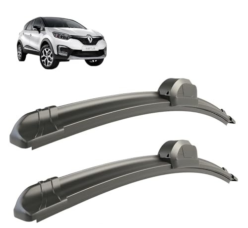 Caronix Windshield Car Wiper Blades Compatibility With Captur (Model : 2019-Till Date), Captur Wiper Blades - Set of 2Pc (D-24,P-16)