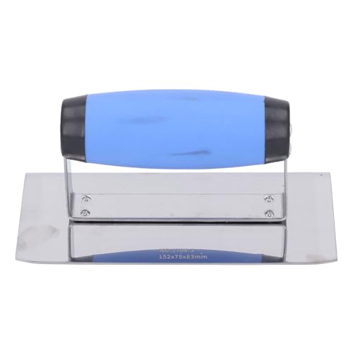 Betonkantenschneider, Betonkelle aus Edelstahl gebogene Handwerkzeuge für Beton Zement-Finishing-Werkzeug für Pooldach, Gartenweg, Bordstein, professionelle Verputzwerkzeuge