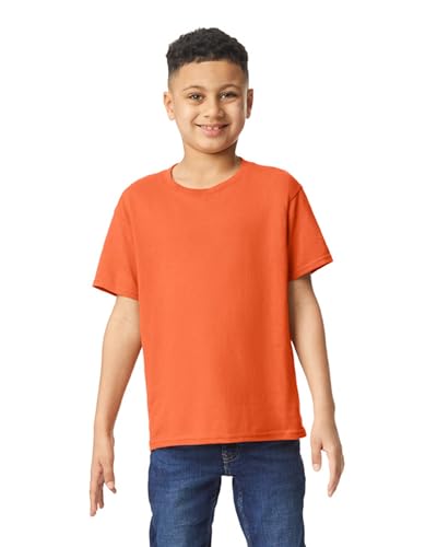 Gildan Youth Heavy Cotton 5.3 oz. T-Shirt L Orange - Main Image