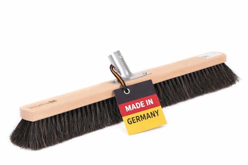 BawiTec Rosshaarbesen 60cm mit Metall-Stielhalterung Ø24mm...