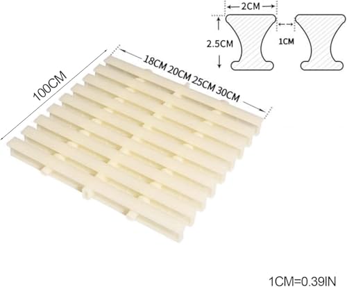 Grille de trop-plein de piscine ABS 25 cm | Caniveau de drainage - 3