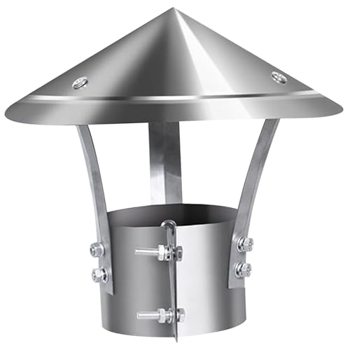 Tapa para chimenea que evita el agua dentro del tubo de salida 2