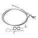 for 700R4 N Cable to Ls T Body Down Cable, Plastic Chase Reference The Car Down Cable Total le Cable Detent for 700R4,1.54m 60.6in