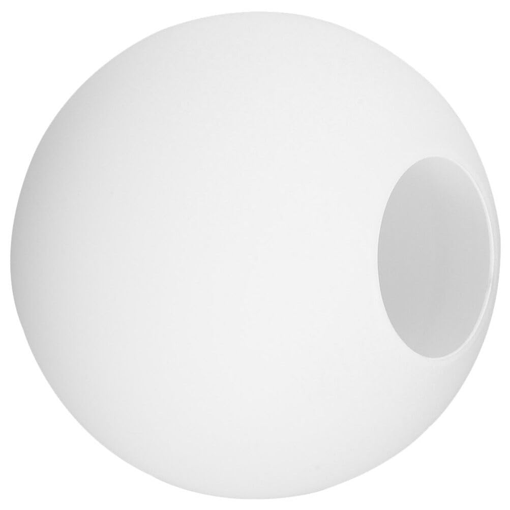 PRETYZOOM Frosted Glass Globe Lampshade 13Cm Ceiling Round Lampshade Replacement Textured Pendant Light Cover Hanging Globe for Indoor Living Room Bedroom Decor