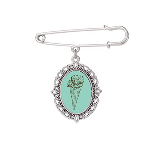 Broche glace vêtement pour customiser robe chemise châle