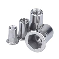 Keadic Set Di 250 Dadi Per Rivetti M3 M4 M5 M6 M8 M10 M12, In