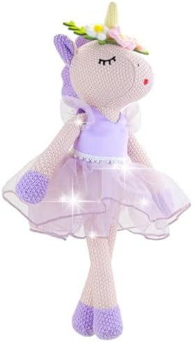 Unicorn Stuffed Animals Plush Ballerina Baby Doll, U nicorn Toys ...