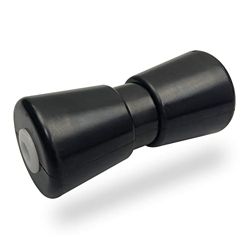 Colofulway Black Rubber Boat Trailer Keel Rollers Fits 8 Inch Boat Trailer Bracket #TOP5