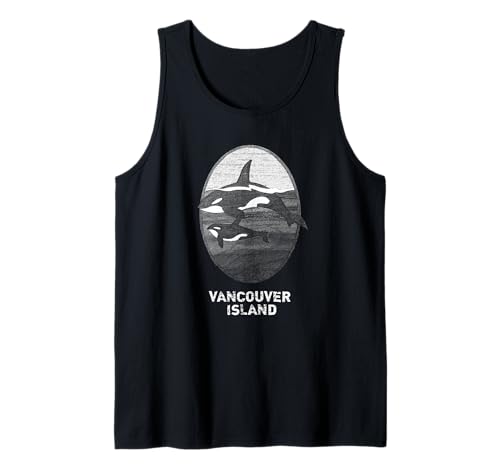 Vancouver Island BC Canada Orca Killer Whale Lovers Souvenir Tank Top