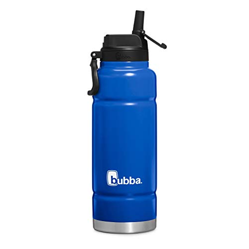 Bubba Trailblazer Vacuum-Insulated Stainless Steel Water Bottle, 40oz Water Bottle with Leak-Proof Lid, Straw, and Handle, Keeps Drinks Cold up to 24 Hours, Berry Blue - Thumbnail 5