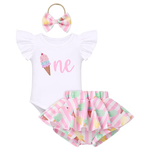 Tenue de séance photo bébé fille pour son premier anniversaire