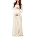 Women's Cowl Neck and Over The Shoulder Ruched Maternity and Nursing Dress by Mother Bee - Made in USA (Large, Toffee)