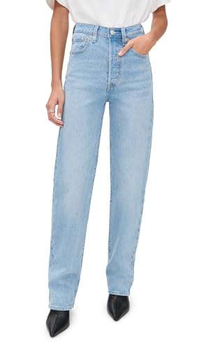 Levi's Women's Ribcage Full Length Jeans, Samba Tango Light, 27