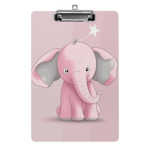 Porte-bloc éléphant en acrylique A4 de 31,8x21,6 cm pour bureau